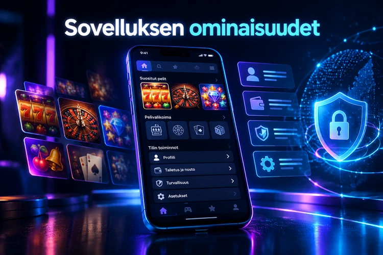 Sovelluksen ominaisuudet