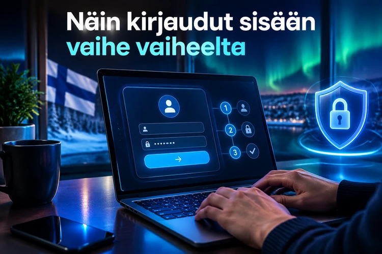 Näin kirjaudut sisään vaihe vaiheelta