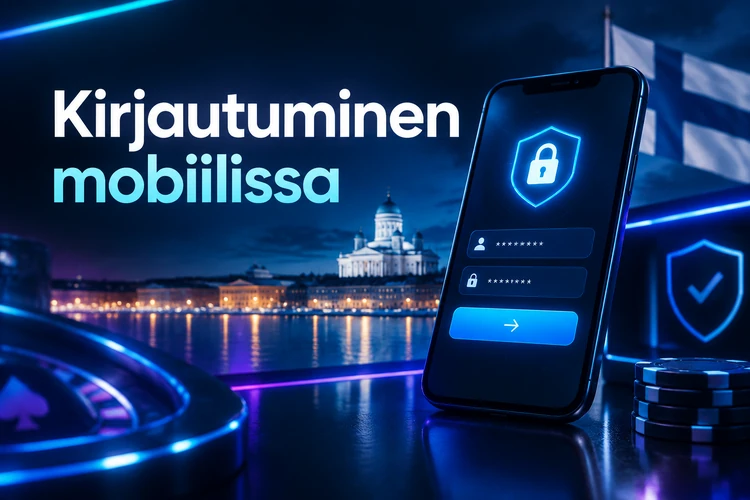 Kirjautuminen mobiilissa