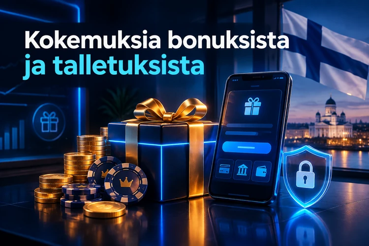Kokemuksia bonuksista ja talletuksista