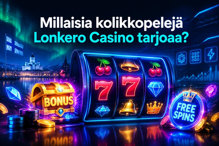 Millaisia kolikkopelejä Lonkero Casino tarjoaa?