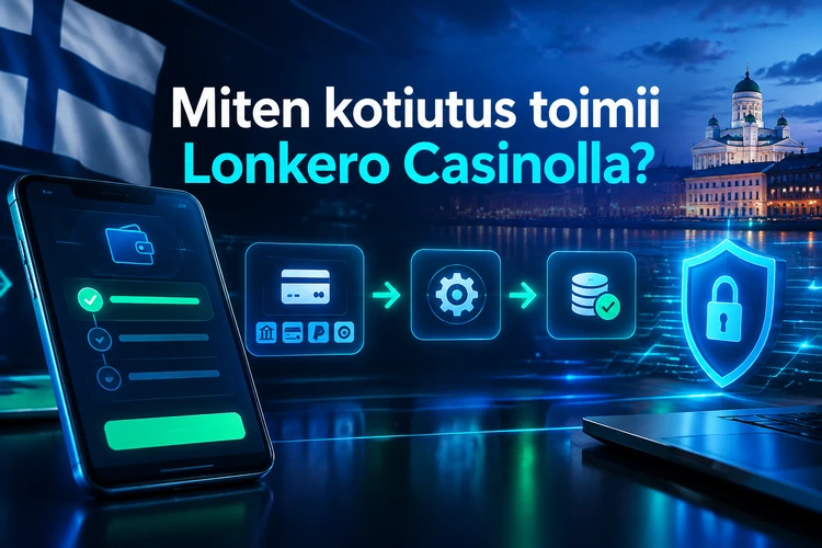Miten kotiutus toimii Lonkero Casinolla?
