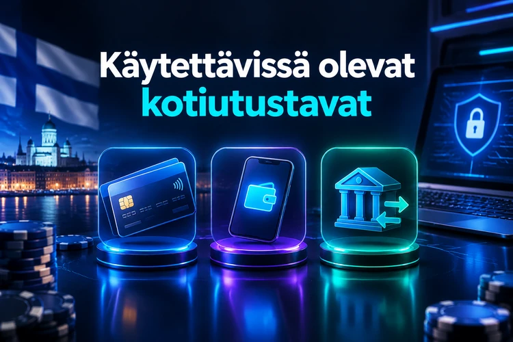 Käytettävissä olevat kotiutustavat